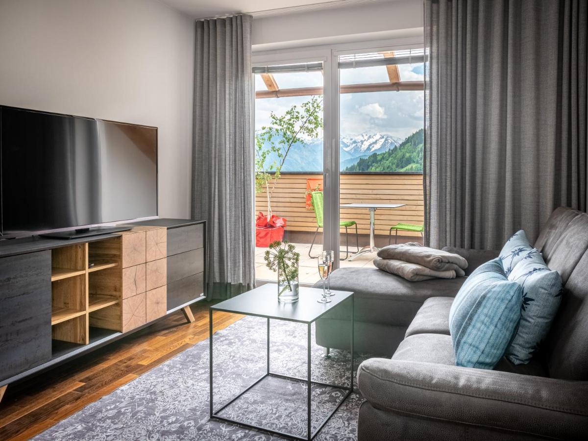 Der Sonnberg Alpinlodges - Apartments Mit Seeblick, Privater Sauna Und Self Check-In Zell am See Kültér fotó